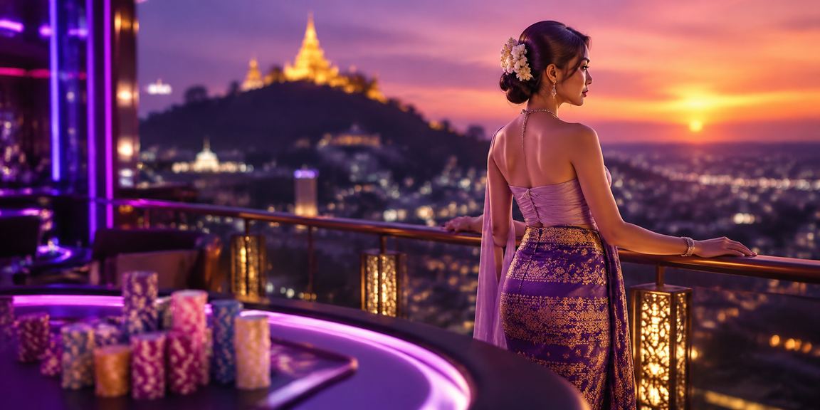 မန္တလေး တောင်မြင့်ပေါ်တွင် ဖိုးကာဂိမ်းကစားနေသူများ